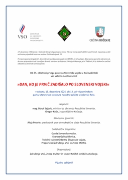 VSO - Kočevska Reka 1990-2025_vabilo