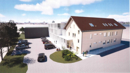 arhitekturna vizualizacija načrtovanega objekta