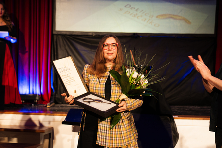 Nagrajenka Mina Žabnikar (Mina Fina). Foto: Klemen Petrič.