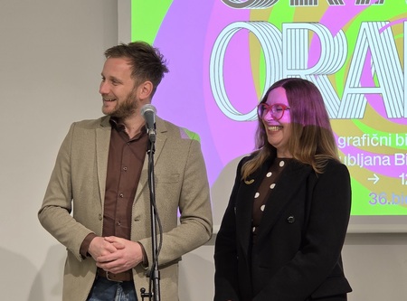 Gregor Košir in Mina Žabnikar.