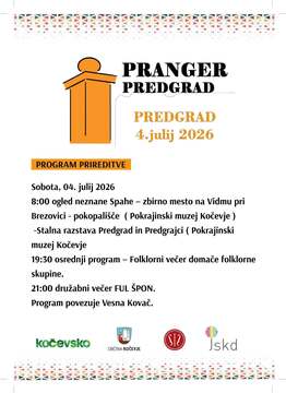 Program prireditve. 