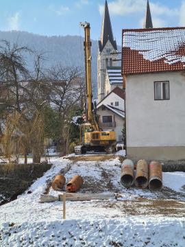 Gradnja brvi - januar 2022