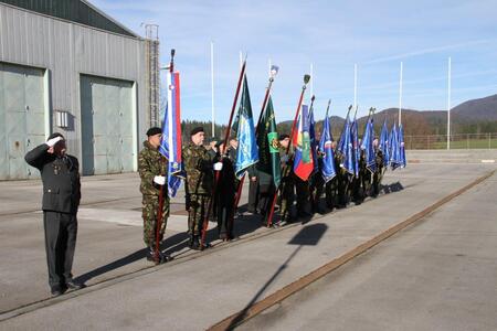 Slovesnost ob 35. obletnici prvega postroja zametkov Slovenske vojske