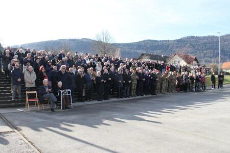 Slovesnost ob 35. obletnici prvega postroja zametkov Slovenske vojske - obiskovalci in gostje 
